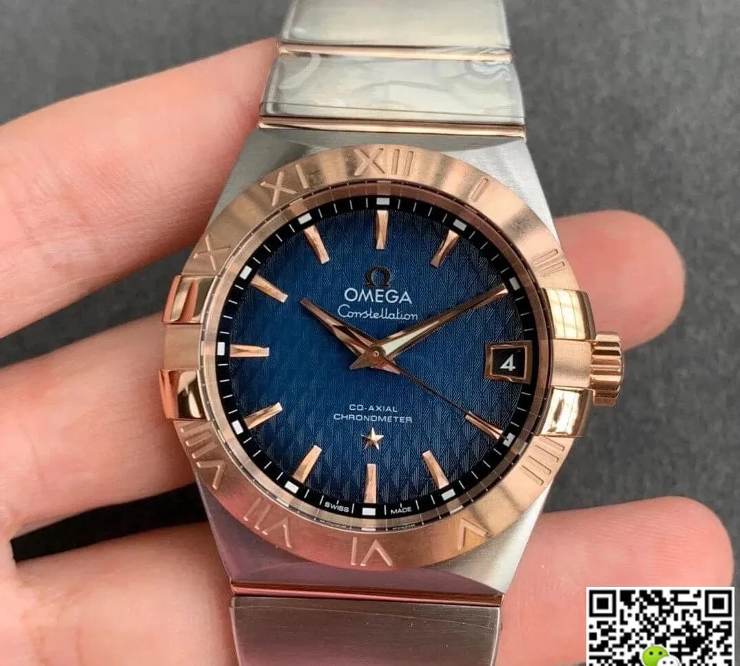 Omega Constellation 123.20.38.21.03.001 VS Factory 1:1 Best Edition Replica Watch Titanium Case